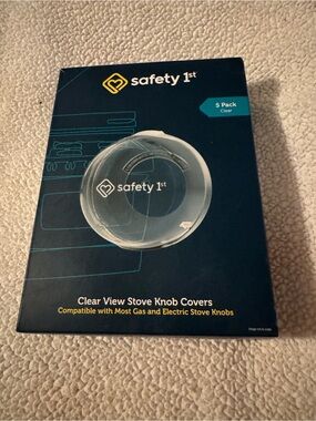 Clear View Stove Knob Covers - 5 Pack Safety 1st C3 NIB